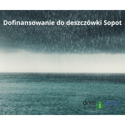 Dotacje na zbieranie deszczówki w Sopocie